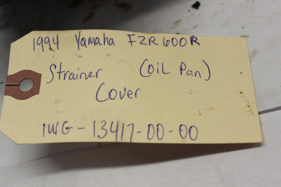 Strainer Cover 1994 Yamaha FZR600R 1WG-13417-00-00