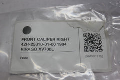 FRONT CALIPER RIGHT 42H-25810-01-00 1984 VIRAGO XV700L