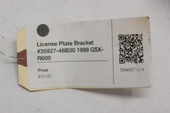 License Plate Bracket #35927-48B30 1999 Suzuki GSX-R600