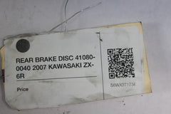 REAR BRAKE DISC 41080-0040 2007 KAWASAKI ZX-6R