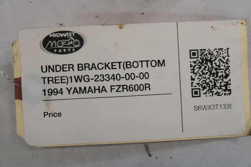 UNDER BRACKET (BOTTOM TREE) 1WG-23340-00-00 1994 YAMAHA FZR600R