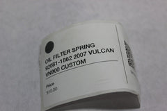 OIL FILTER SPRING 92081-1862 2007 VULCAN VN900 CUSTOM