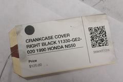 CRANKCASE COVER RIGHT BLACK 11330-GE2-020 1990 HONDA NS50