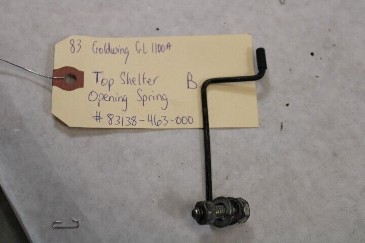 Top Shelter Opening Spring B 83138-463-000 1983 Honda Goldwing GL1100