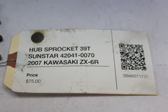 HUB SPROCKET 39T SUNSTAR 42041-0070 2007 KAWASAKI ZX-6R