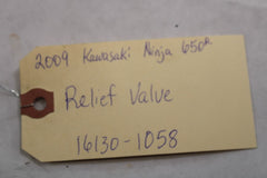 Relief Valve 16130-1058 2009 Kawasaki 650R Ninja EX650C9F