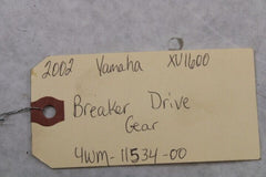 Breaker Drive Gear 4WM-11534-00 2002 Yamaha RoadStar XV1600A
