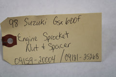 Engine Sprocket Nut 09159-20004 1998 Suzuki Katana GSX600