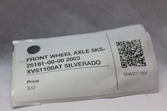 FRONT WHEEL AXLE 5KS-25181-00-00 2003 XVS1100AT SILVERADO