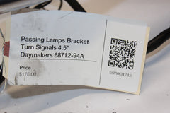 Passing Lamps Bracket Turn Signals 4.5" Daymakers 68712-94A Harley Davidson