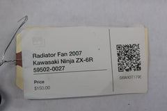 Radiator Fan 2007 Kawasaki Ninja ZX-6R 59502-0027