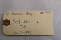 Reed Valve Cap Left 11012-1487 1986 Kawasaki Voyager ZG1200