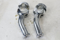 Harley Davidson Handlebar Risers Chrome 5" Tall 1.25" Clamping