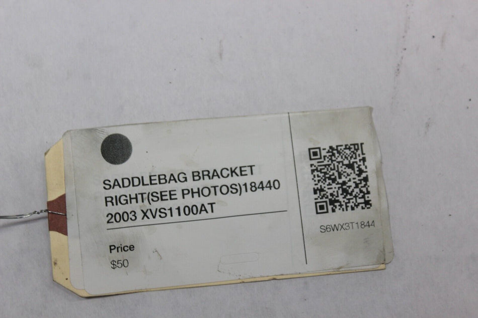 SADDLEBAG BRACKET RIGHT (SEE PHOTOS) 18440 2003 XVS1100AT