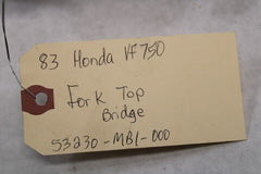 Fork Top Bridge 53230-MB1-000 1983 Honda VF750