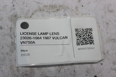 LICENSE LAMP LENS 23026-1064 1987 VULCAN VN750A