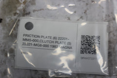 FRICTION PLATE (6) 22201-MM5-000,CLUTCH PLATE (5) 22321-MG8-000 1983 MAGNA VF750