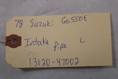 Intake Pipe Left 13120-47002 1978 Suzuki GS550