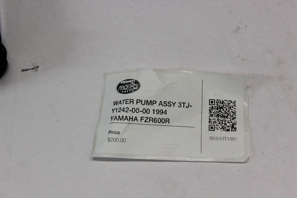 WATER PUMP ASSY 3TJ-Y1242-00-00 1994 YAMAHA FZR600R