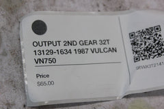 OUTPUT 2ND GEAR 32T 13129-1634 1987 VULCAN VN750