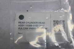 REAR CYLINDER HEAD ASSY 11008-0103 2007 VULCAN VN900 CUSTOM