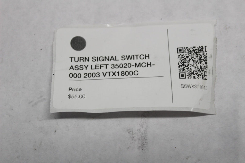 TURN SIGNAL SWITCH ASSY LEFT 35020-MCH-000 2003 Honda VTX1800C