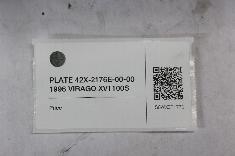 PLATE 42X-2176E-00-00 1996 Yamaha VIRAGO XV1100S