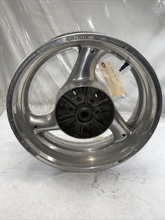 OEM Suzuki Motorcycle Rear Wheel Polished 17” X 5.5” 1986 GSX1100R