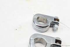 Chrome Crashbar Engine Guard Peg Holders 1.25"