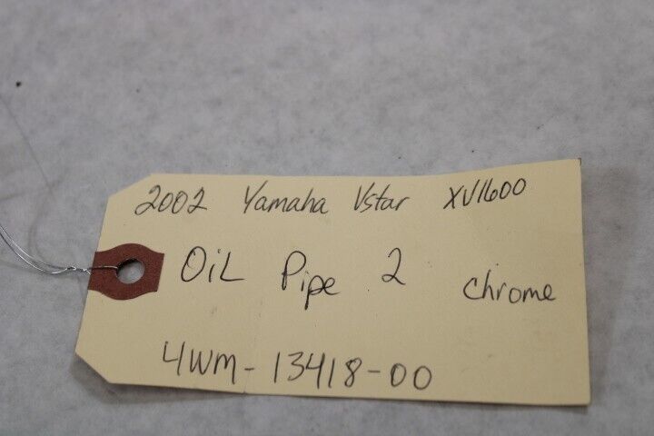 Oil Pipe 2 4WM-13418-00 2002 Yamaha RoadStar XV1600A