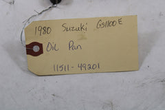 Oil Pan Black 11511-49201 1980 Suzuki GS1100 Red