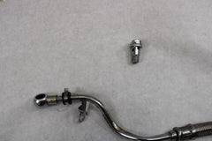 OEM Suzuki Motorcycle 1992 Intruder VS1400 Oil Cooler Hose Chrome Right