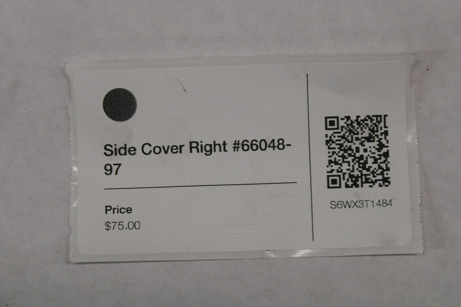 Side Cover Right #66048-97, 66670-97 2004 Harley Davidson Road King