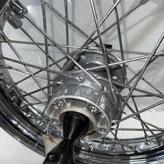 OEM Harley Davidson Front Single Hub Wheel 16" X 3" Chrome Spoke 25MM Bearings