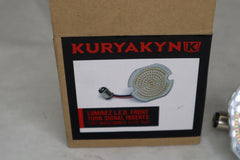 Kuryakyn FRONT LED Turn Signal Inserts Luminez White/ Amber 1994-2013 Harley