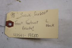 Front Footrest Bracket Left Black 43541-19C00 1998 Suzuki Katana GSX600