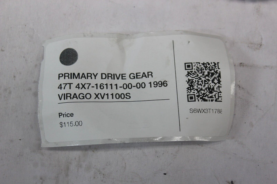 PRIMARY DRIVE GEAR 47T 4X7-16111-00-00 1996 Yamaha VIRAGO XV1100S