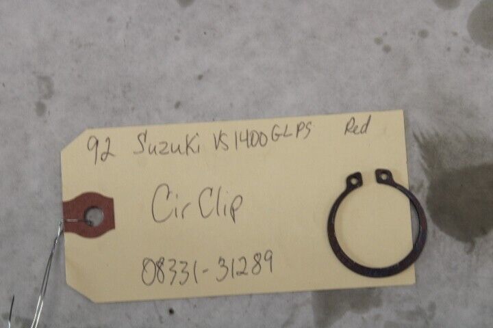 CirClip 08331-31289 1992 Suzuki Intruder VS1400