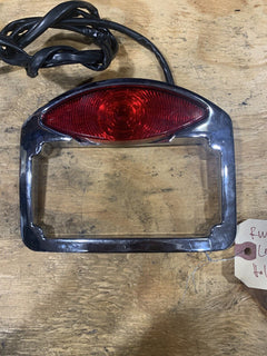 RWD Chrome All In One LED Cateye License Plate Holder