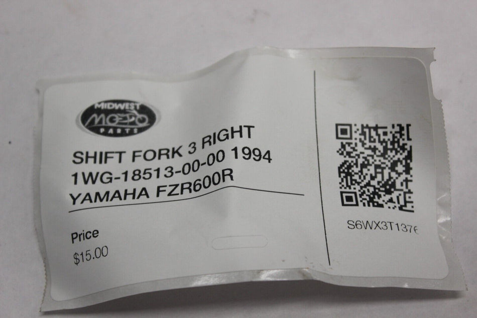SHIFT FORK 3 RIGHT 1WG-18513-00-00 1994 YAMAHA FZR600R