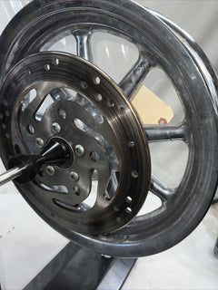 Harley Davidson Chrome REAR 9 Spoke Wagon Wheel 16" x 3" 1" Bearing 43299-02