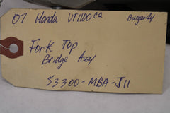 Fork Top Bridge (Top Tree) 53300-MBA-J11 2007 Honda Shadow Sabre VT1100C2