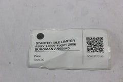 STARTER IDLE LIMITER ASSY 12600-10G01 2006 BURGMAN AN650K6