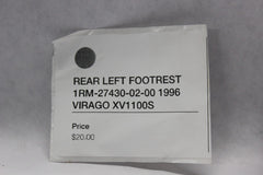 REAR LEFT FOOTREST 1RM-27430-02-00 1996 Yamaha VIRAGO XV1100S