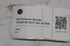 Oil Pressure Sender 74438-99 2011 RG ULTRA 2011 Harley Roadglide Ultra