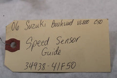 Speed Sensor Guide 34938-41F50 2006 Suzuki Boulevard C50