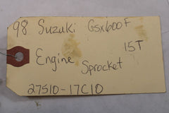 Engine Sprocket 15T 27510-17C10 1998 Suzuki Katana GSX600