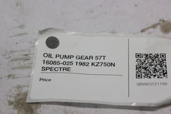 OIL PUMP GEAR 57T 16085-025 1982 KZ750N SPECTRE
