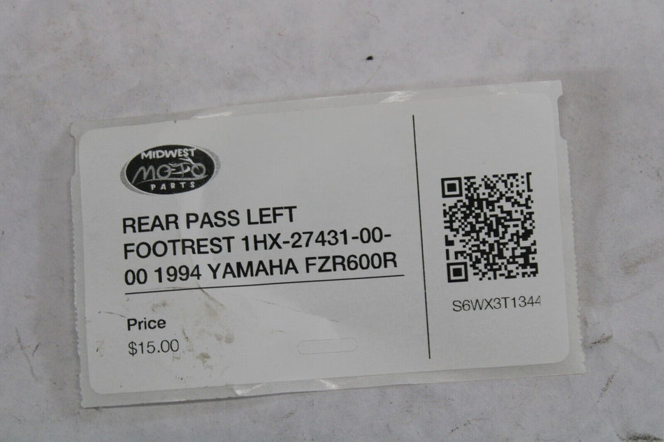 REAR PASS LEFT FOOTREST 1HX-27431-00-00 1994 YAMAHA FZR600R