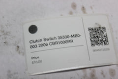 Clutch Switch 35330-MB0-003 2006 CBR1000RR